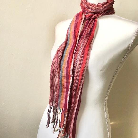 Planeterra Foundation Striped Handmade Scarf - Picture 3 of 7